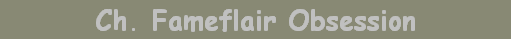 Ch. Fameflair Obsession